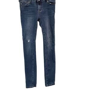 Adriano Goldschmied Kids Girls Size 14 Jeans Hearts Dark Wash